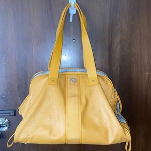 lululemon Mustard Weekender Bag
